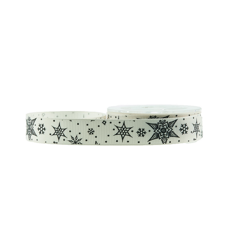 printed grosgrain ribbon