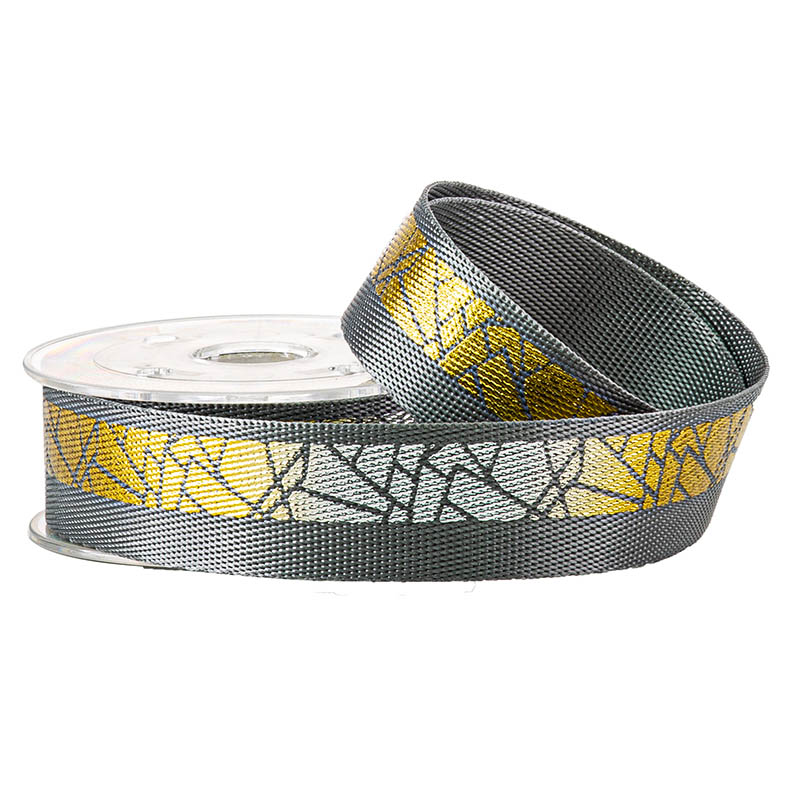 Gold Print Webbing Tape