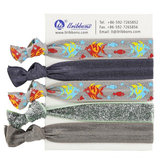 Sea Animal Pattern Elastic Hair Bands