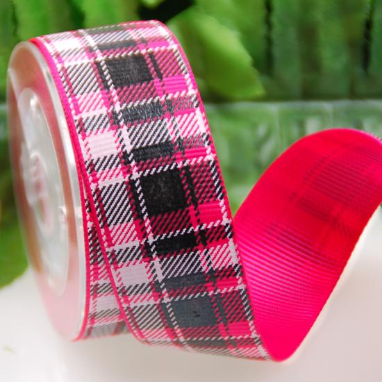 christmas tartan ribbon